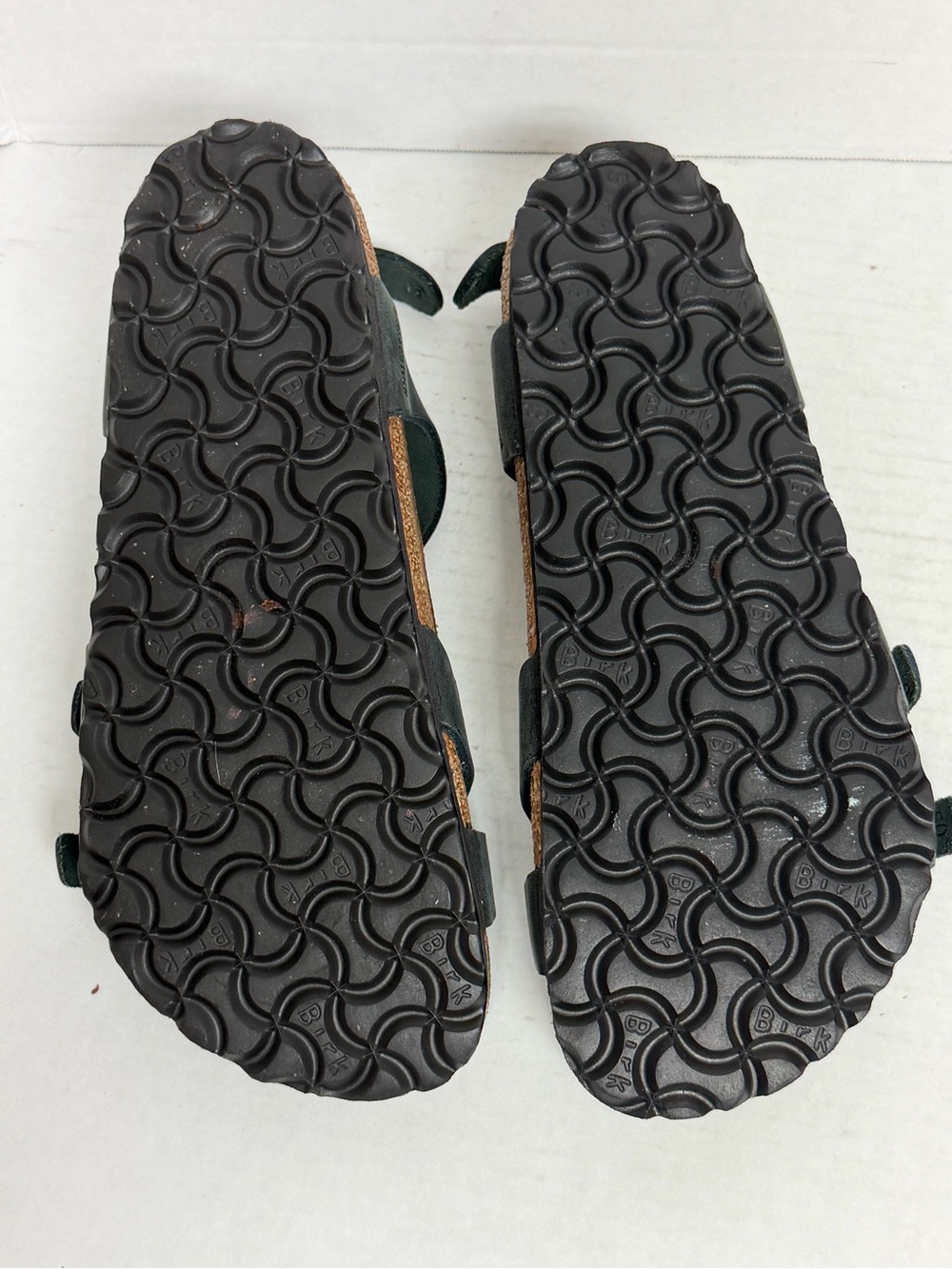 NEW Birkenstock Kumba Leather Adjustable Sandals Black Womens 7 EU 38 Reg READ - Picture 7 of 7